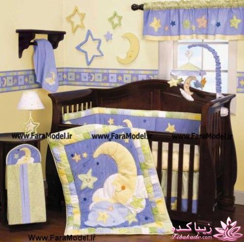 دوخت و تيكه دوزي سرويس خواب براي ني ني هاي خوشگل